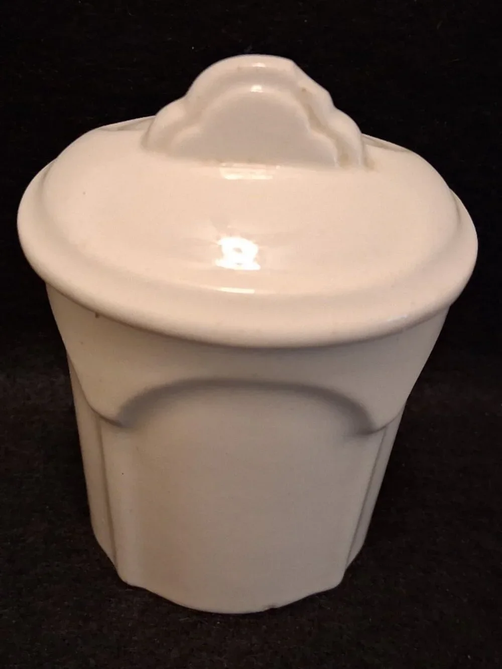 Vintage (1920s-30s) Blue Delft Ginger Spice Jar Germany Windmill Canister